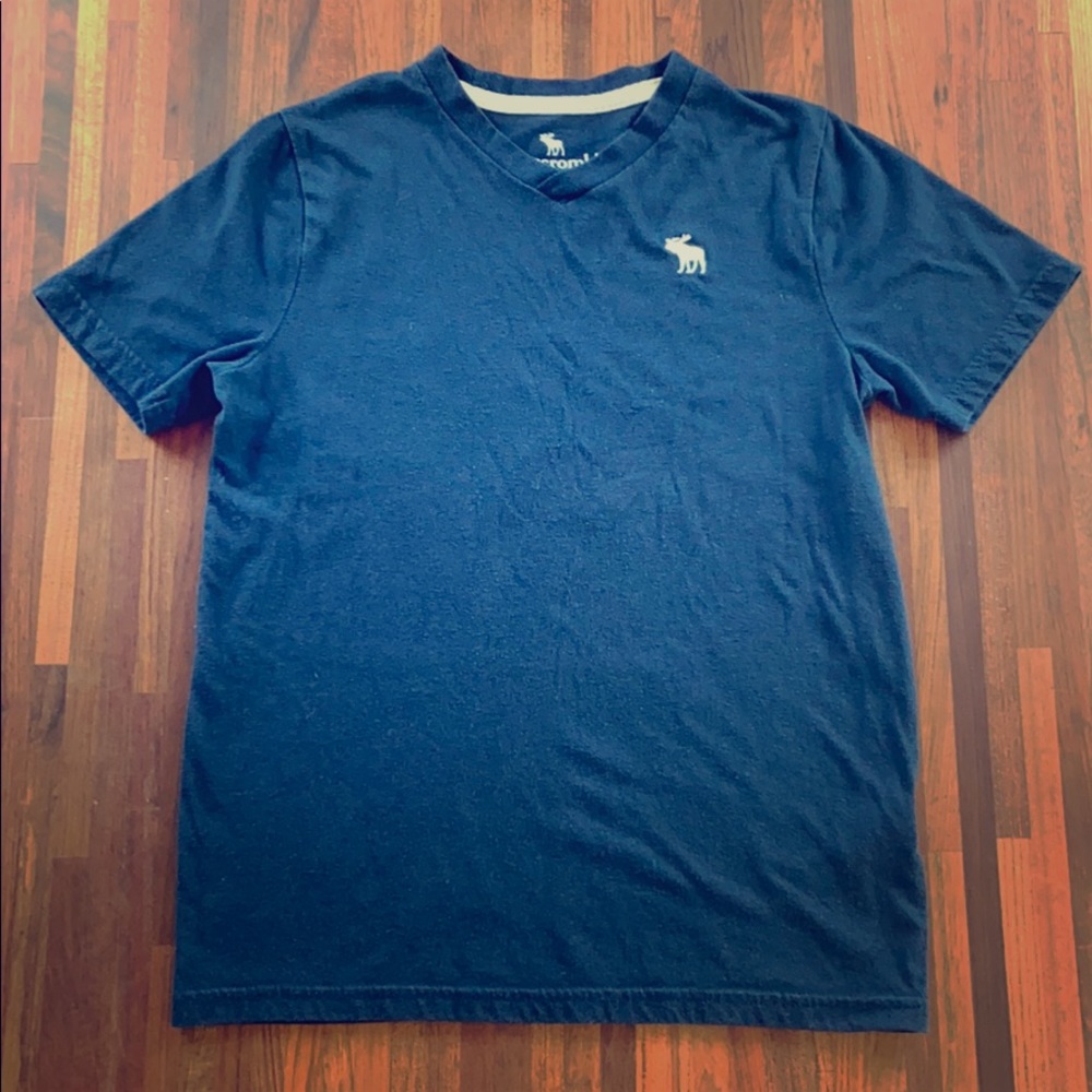 Abercrombie kids Dark Navy Blue V-Neck size 11-12